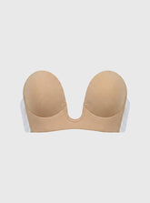 U-Shape Backless Bra Beige