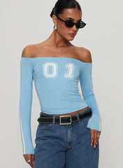 One And Only Long Sleeve Top Blue