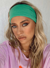 The Juney Headband Primary Green