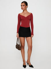 Loveydove Bodysuit Burgundy