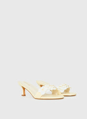 Early Pop Sequin Heels Yellow