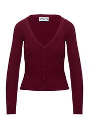 York Cardigan Cherry Red