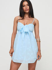 Granno Mini Dress Light Blue Petite