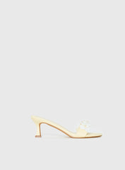 Early Pop Sequin Heels Yellow