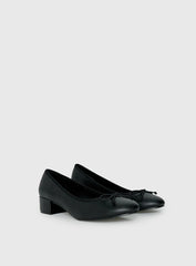 Therapy Diana Heeled Ballet Flats Black