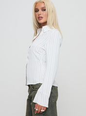 Aldgate Long Sleeve Top White