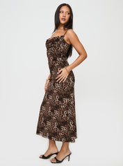 Sugar Maxi Dress Leopard