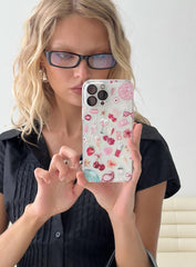 Just A Girl Iphone Case Clear / Pink